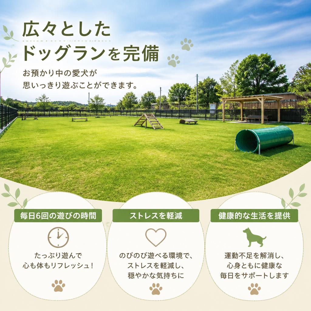 充実のドッグラン