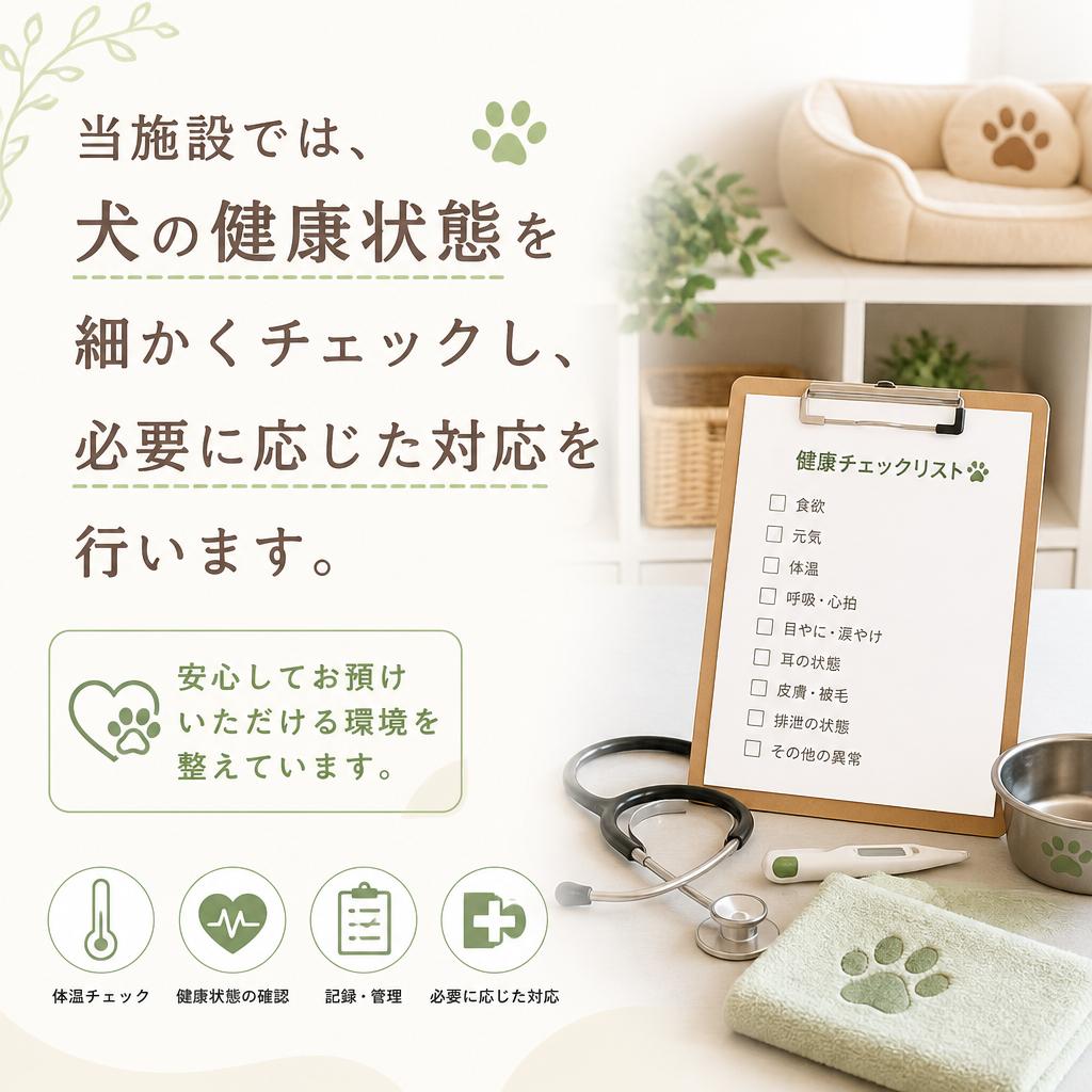 大切な犬の健康管理