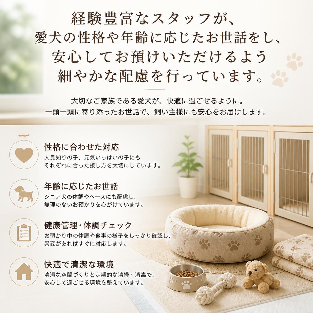 個別対応の安心預かり