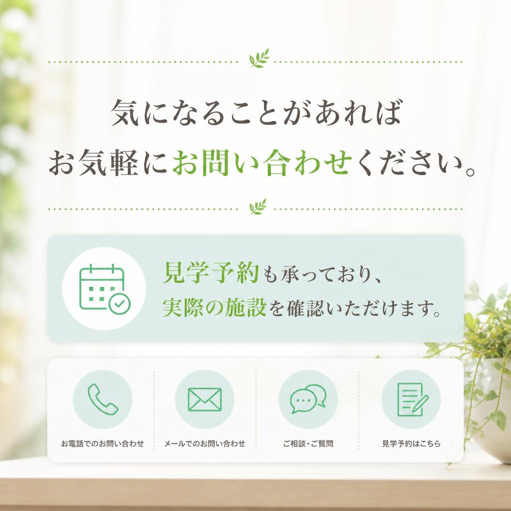 7. お問い合わせ・見学予約