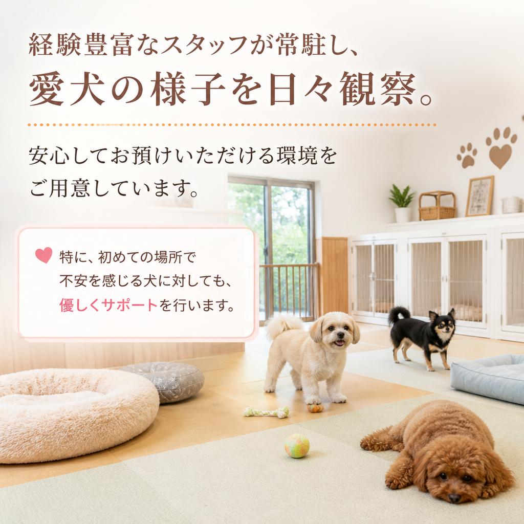 愛犬に寄り添ったサポート体制