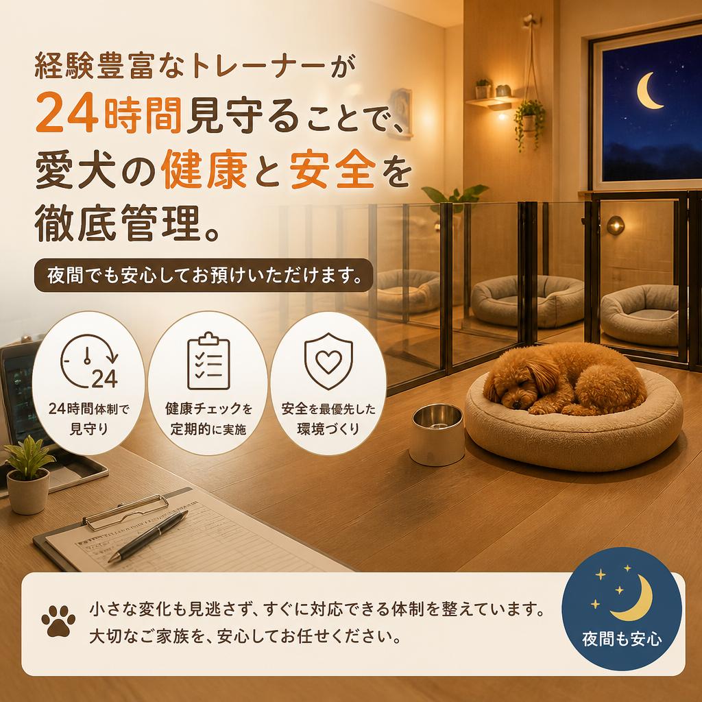 24時間体制の専門ケア