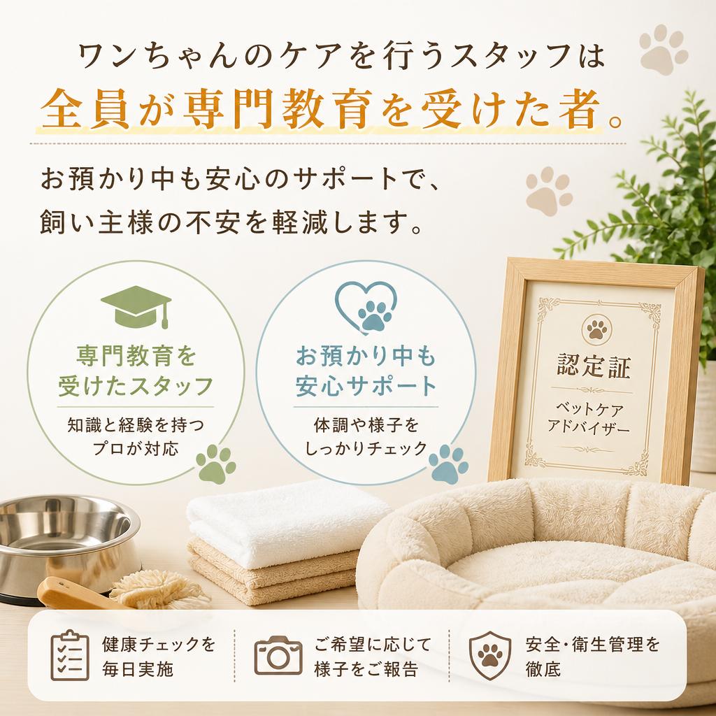 経験豊富なスタッフによるサポート
