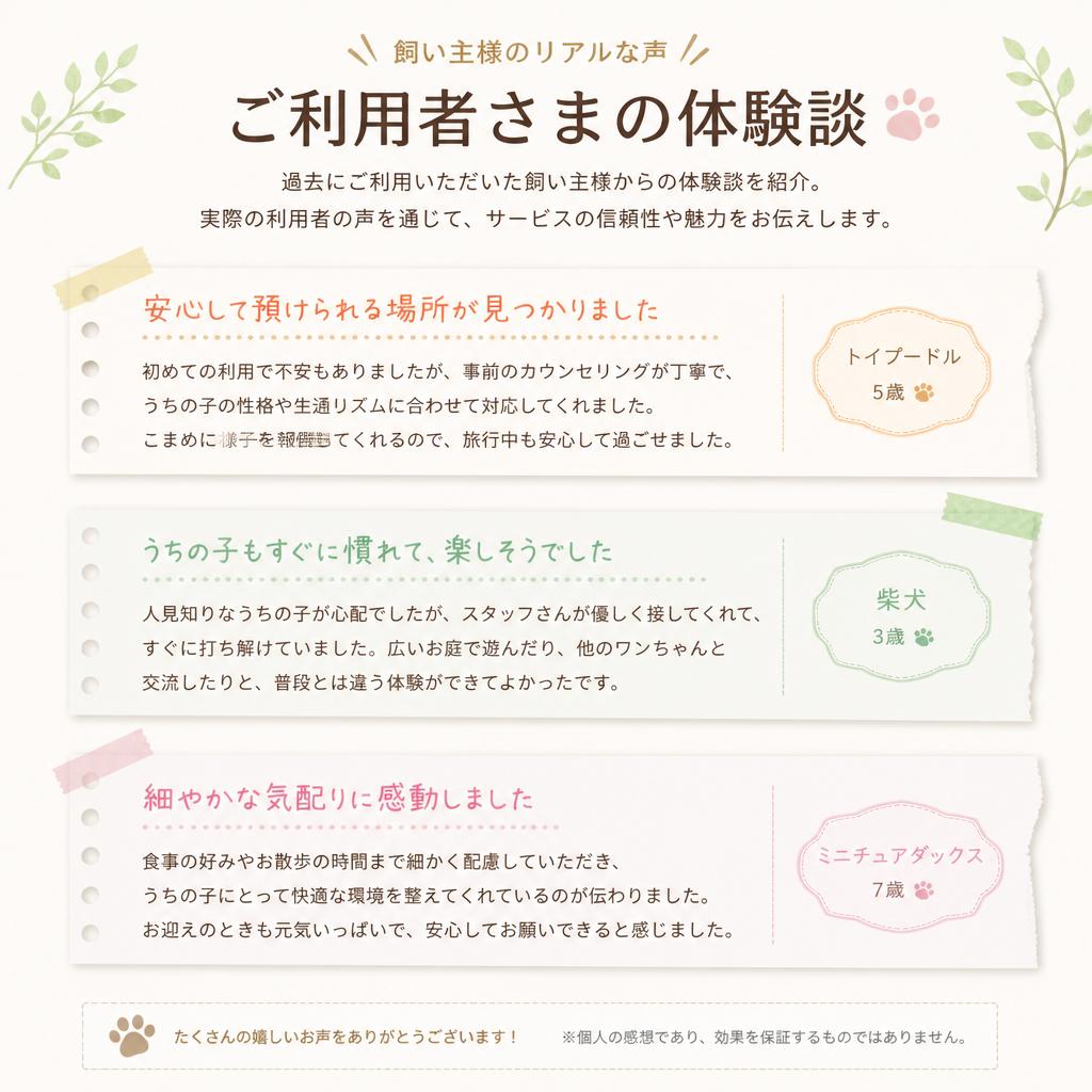 お客様の声