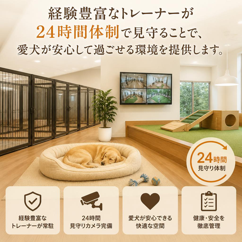 24時間常駐のトレーナー