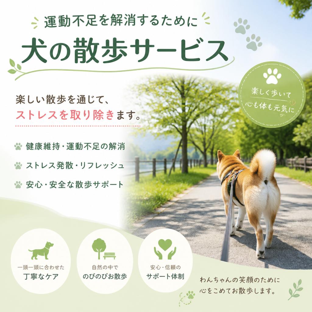犬の散歩サービス