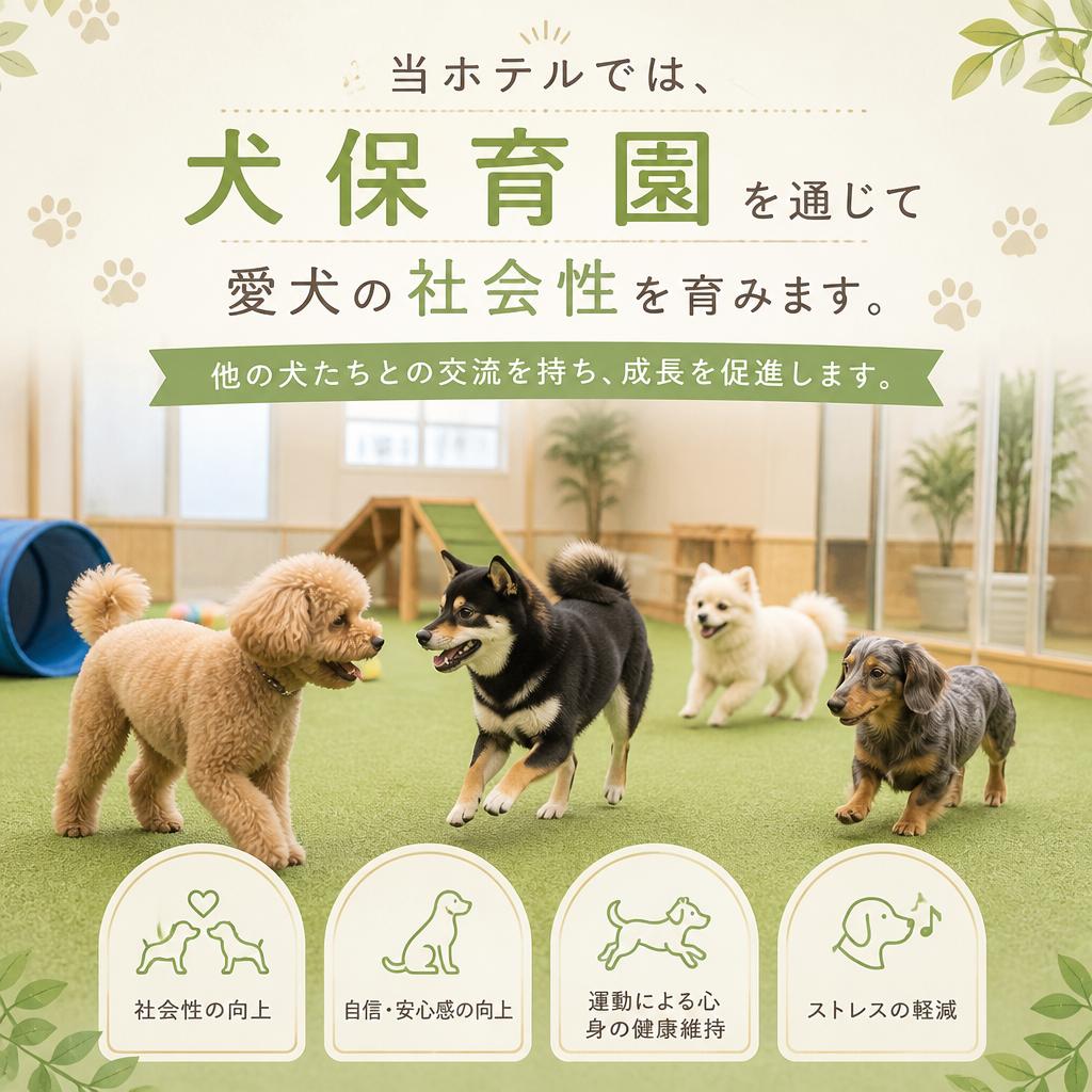 犬保育園のメリット