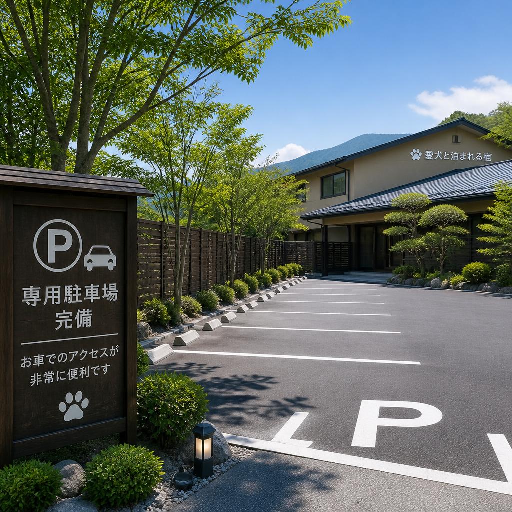 駐車場完備でアクセスラクラク！