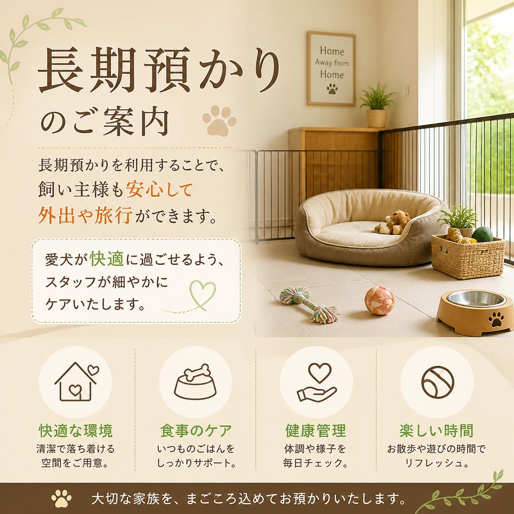 長期預かりの安心感