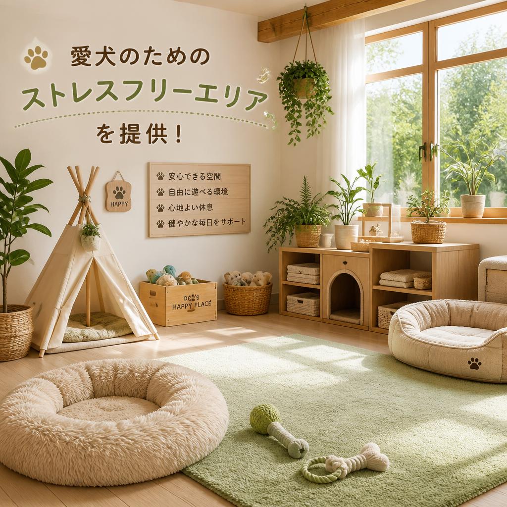 愛犬のためのストレスフリーエリアを提供！