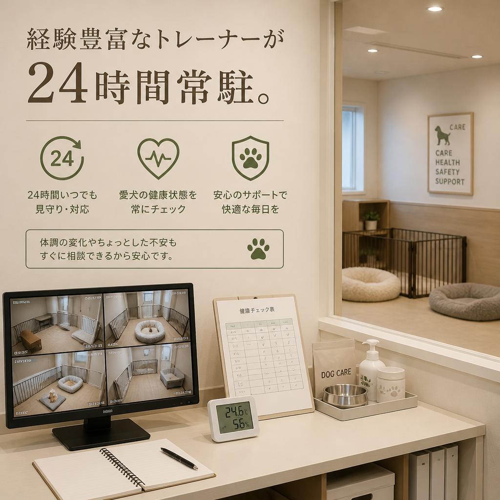 24時間常駐のスタッフ