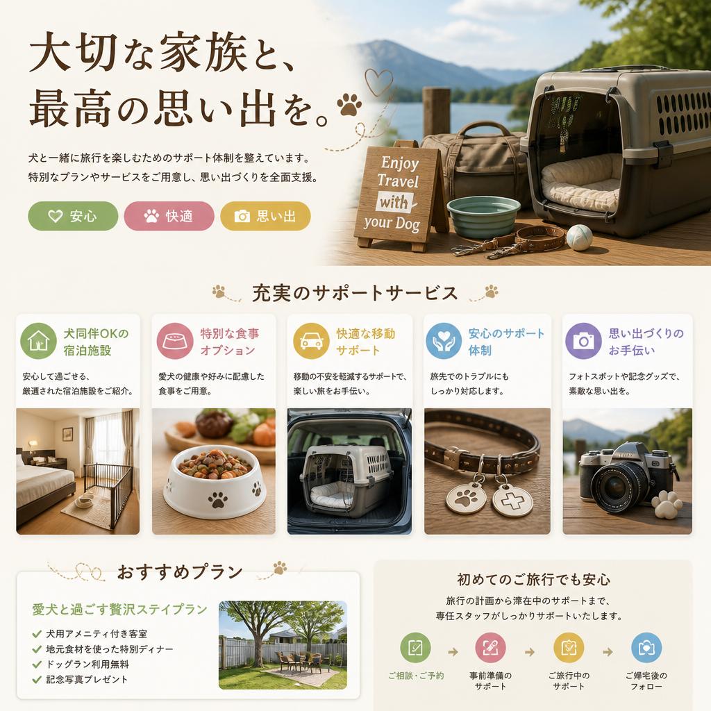 旅行サポートで安心