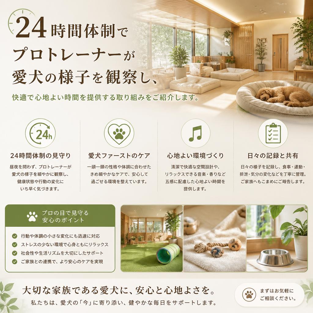 心を込めた犬のお世話