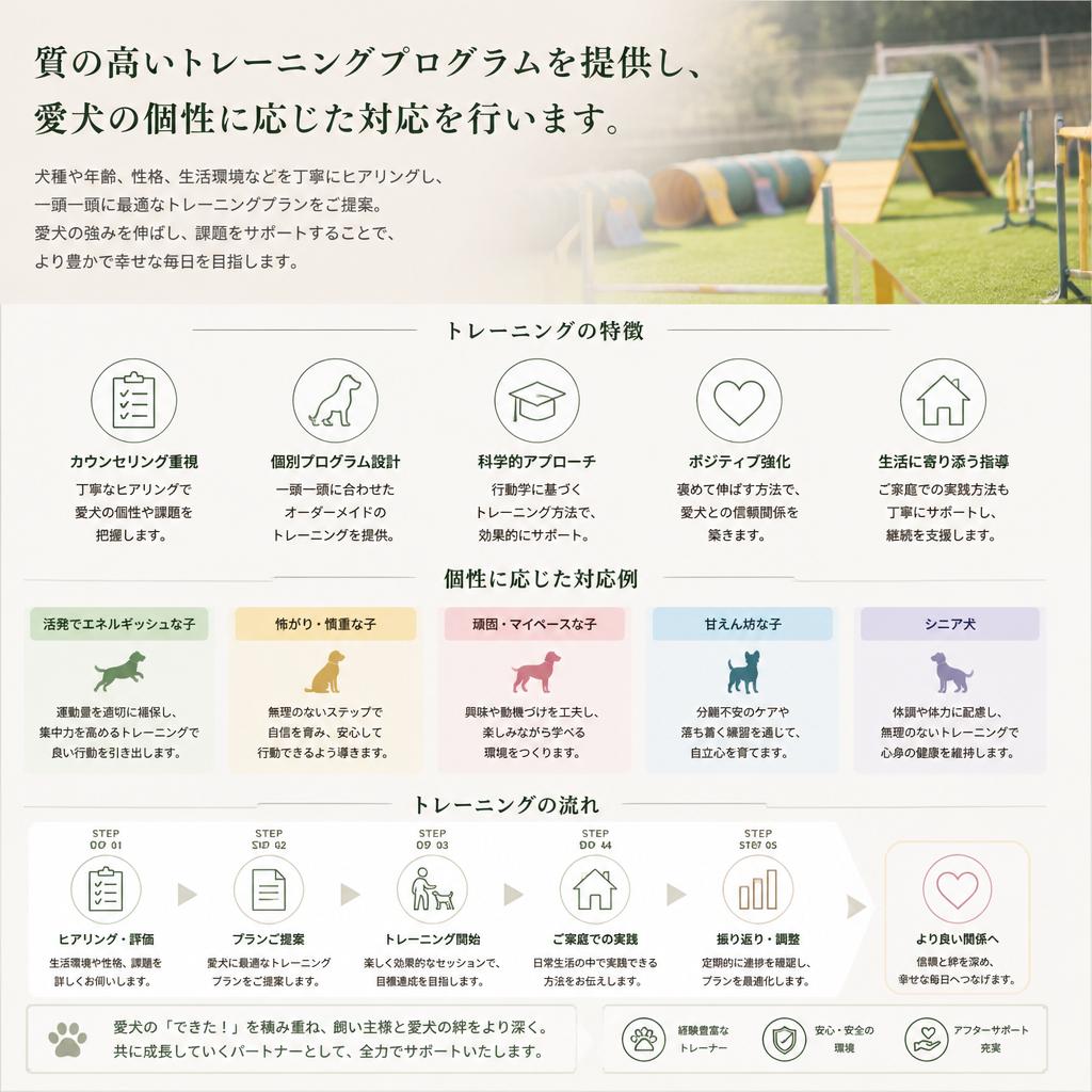 実績あるトレーニングプログラム