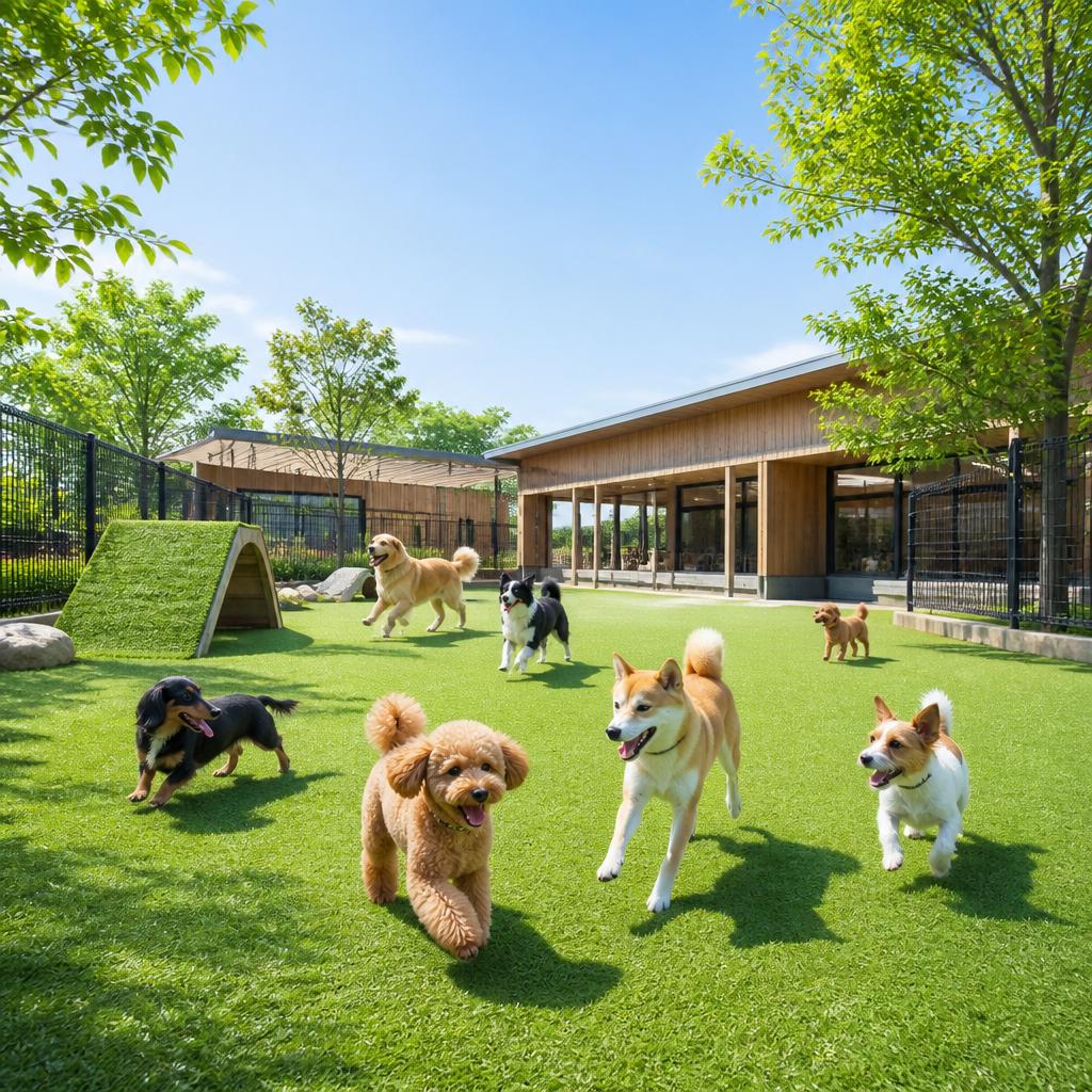 千葉市初！ドッグランで遊びながら安心して預けられる犬の保育園