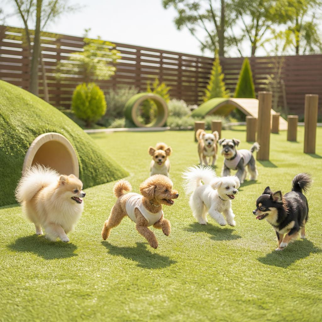 様々な犬種と交流しよう