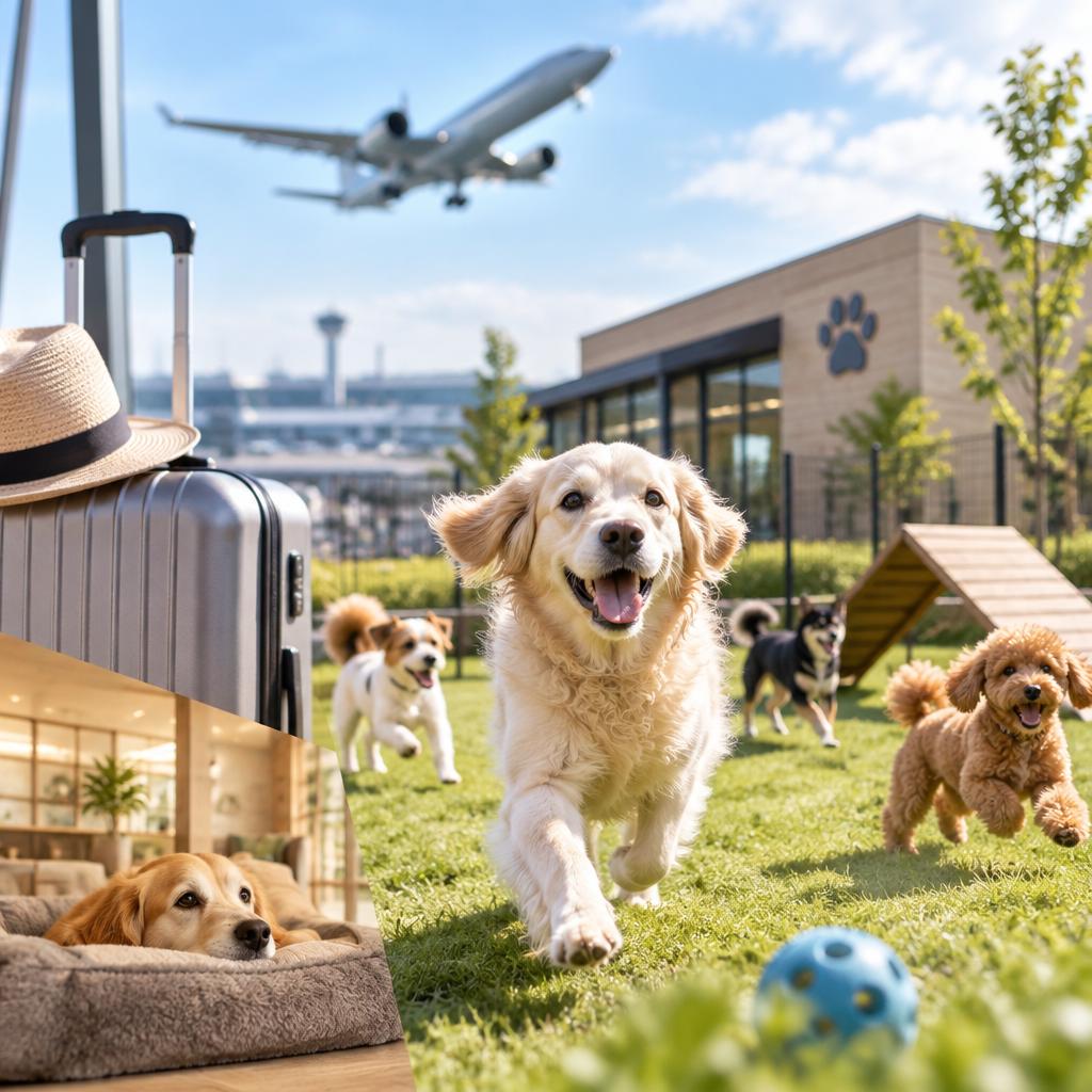 海外旅行中も、愛犬に安心とたくさんの経験を。ドッグランのあるNEWS DOGで、社会化を育むお預かりを。