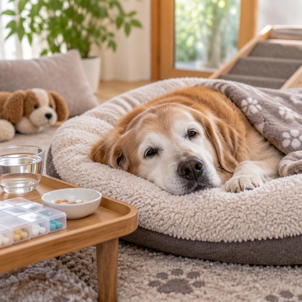 老犬ケアも一頭ずつ。年齢や体調に合わせたお世話