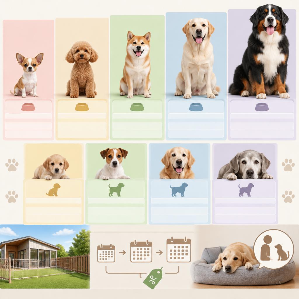 大型犬も、長期宿泊も。ぴったりの滞在プランを