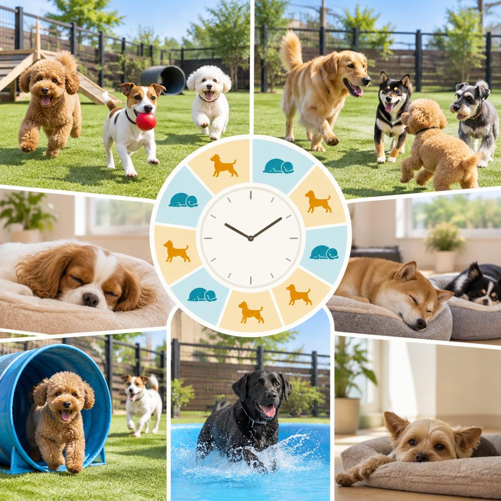 遊んで、休んで、心地よく。愛犬の一日